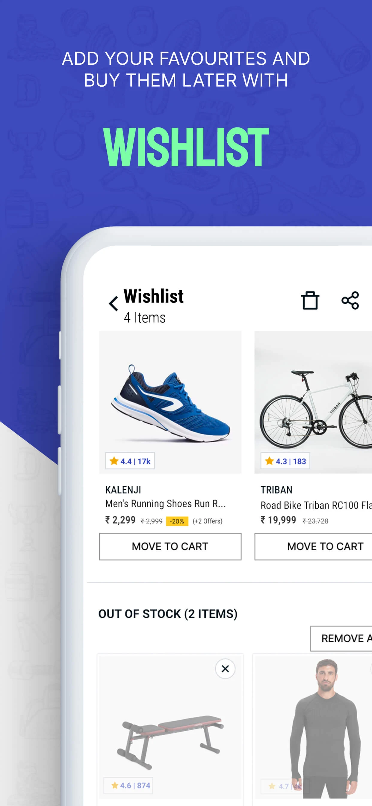 Decathlon Sports Shopping App screenshot
