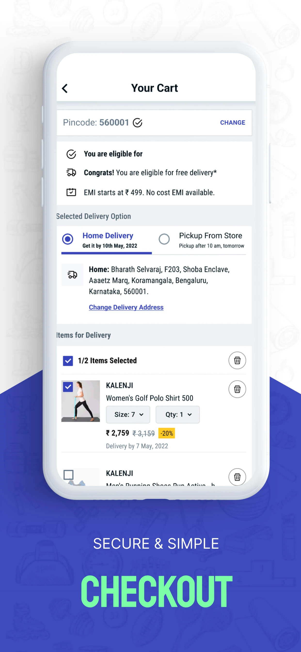 Decathlon Sports Shopping App screenshot